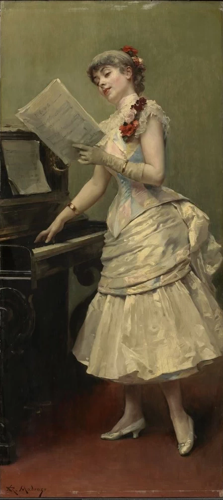 Raimundo Madrazo - La cantante, Clark Art Institute, Williamstown